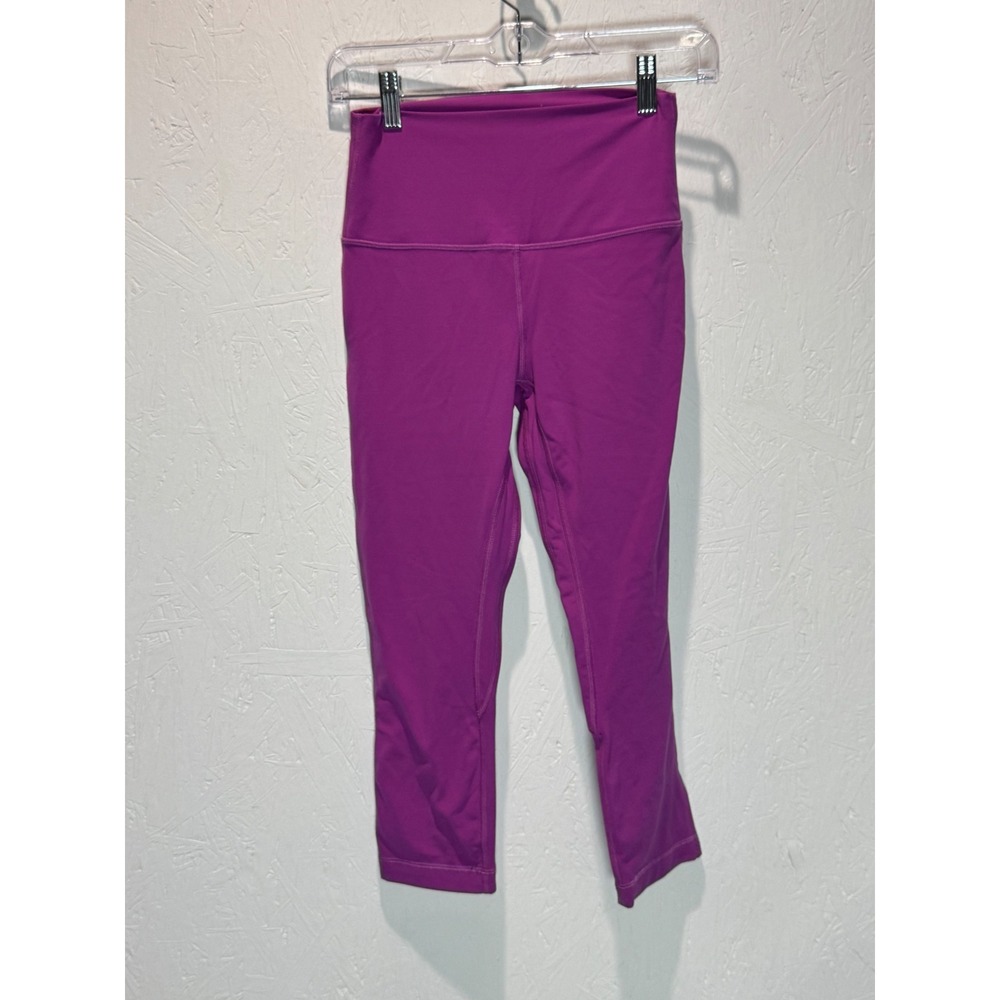lululemon Align High-Rise Crop 23" leggings purple size 6